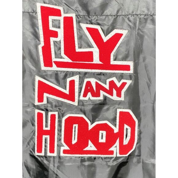 Born Fly Reversible Jacket Men's Size 3XL Fly N Any Hood Black WITH FLAW - Picture 9 of 13